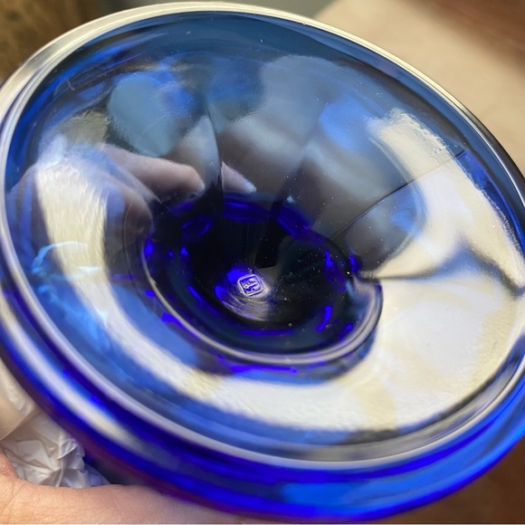 Anchor Hocking Cobalt Sundae Glass - Picture 4 of 4